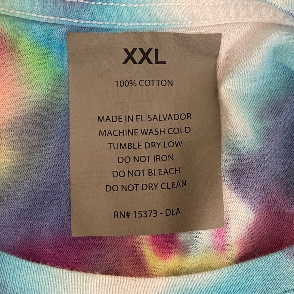 Jimmy Buffett | Tie Dye Concert Tour Shirt 2016 I Don't Know Tour Band Tee XXL - Picture 5 of 5